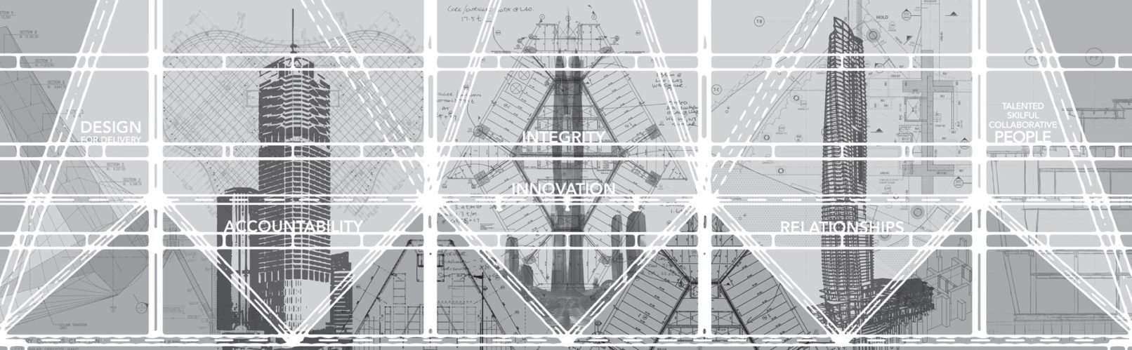 Reception Curved Feature Wall Graphic