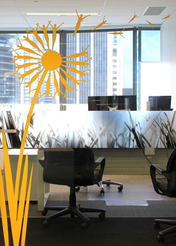 BDO Glazing Graphics Flower