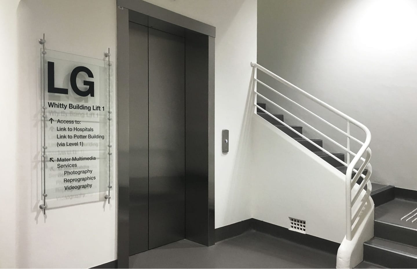 Mater Whitty Signage