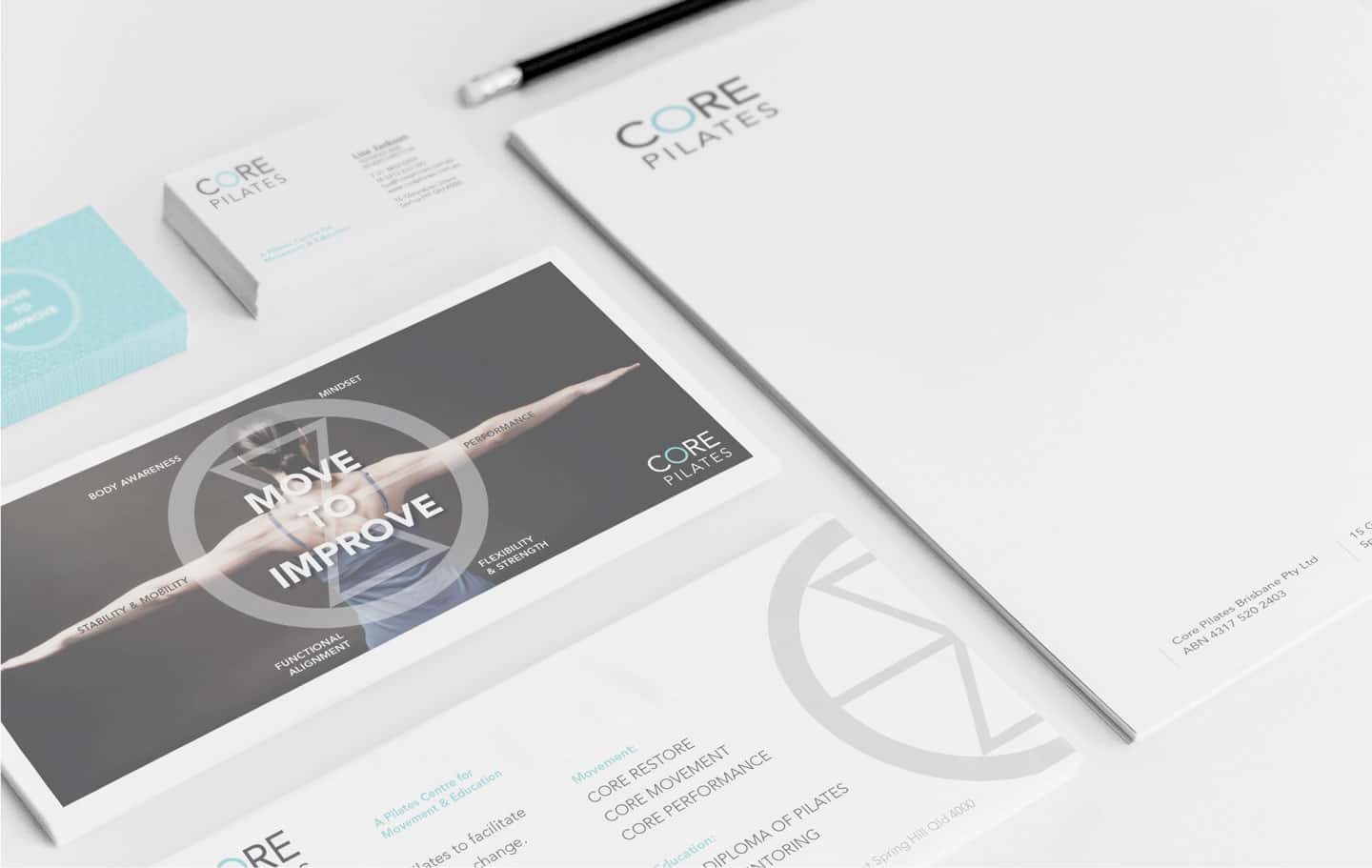Core Pilates Brand Identity