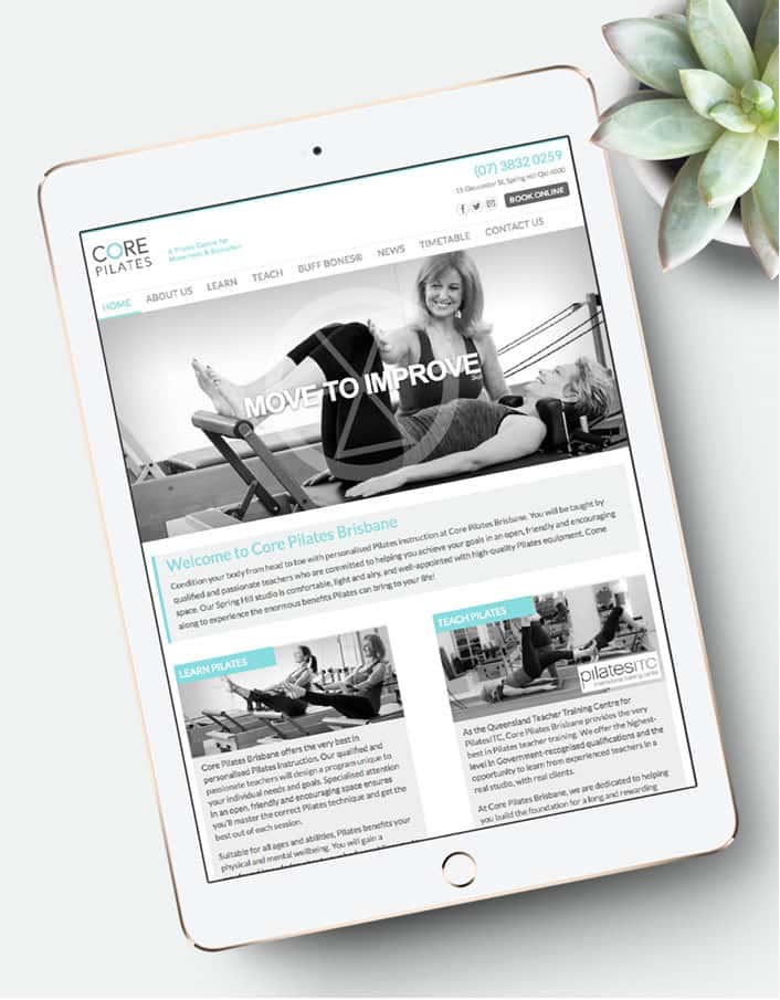 Core Pilates Brand Identity