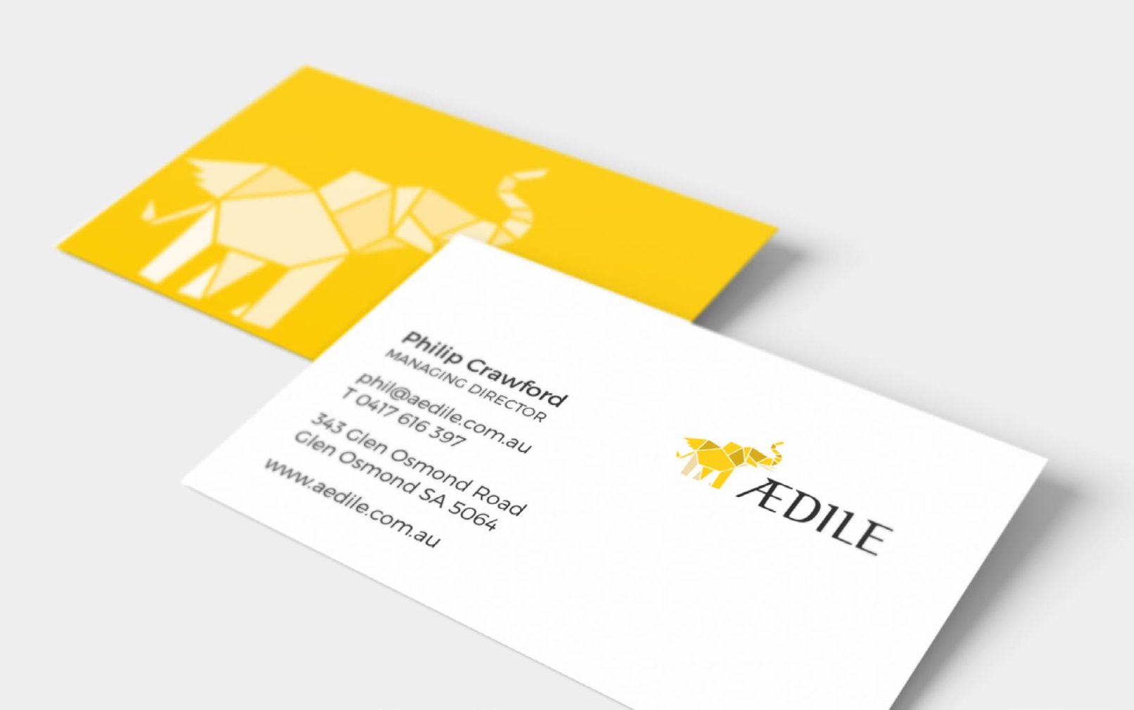Aedile Business Cards
