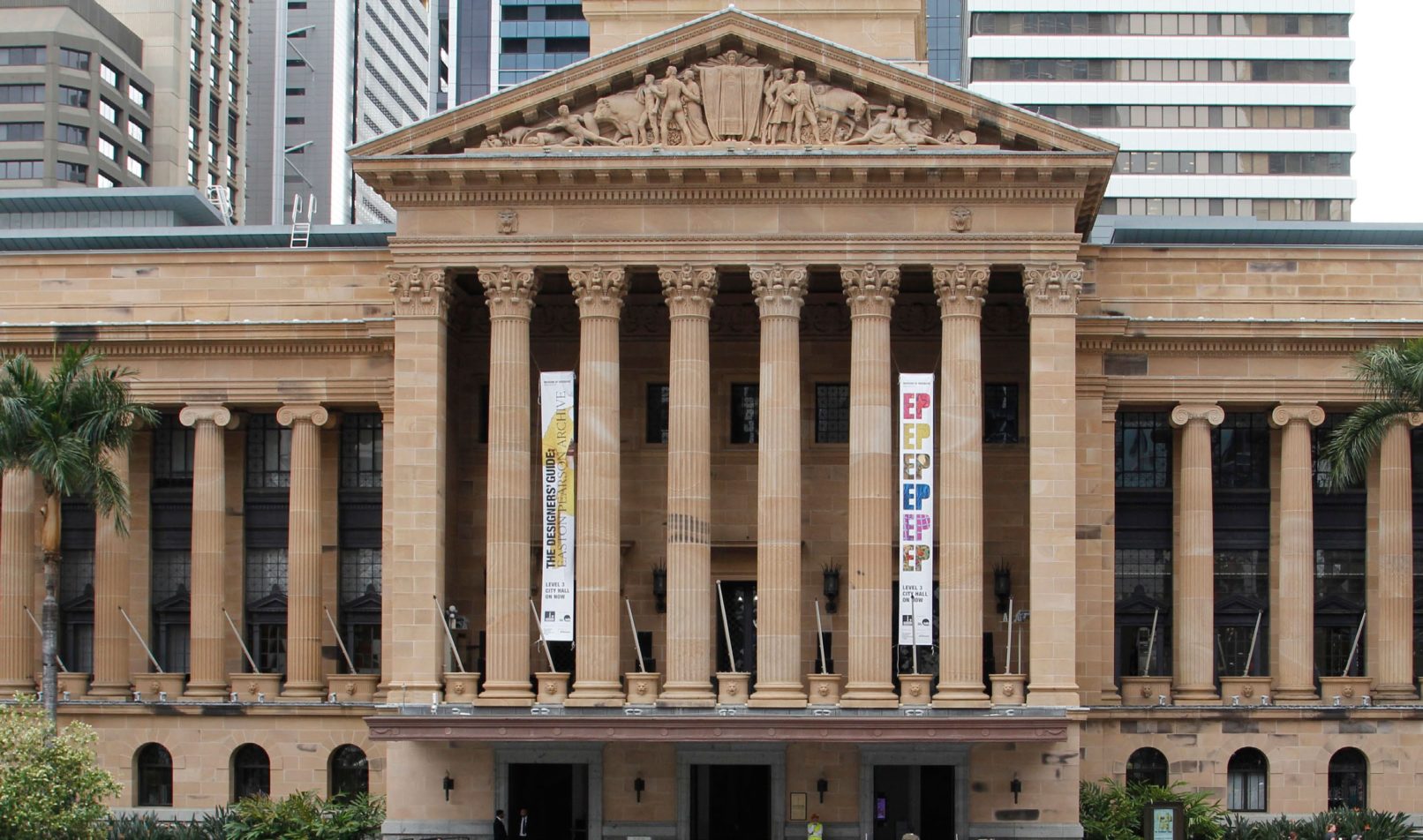 Easton Pearson Banners on City Hall