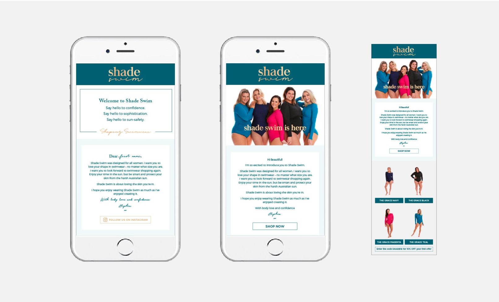 Shade Swim Branding