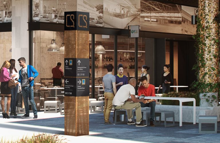 Coorparoo Square Signage