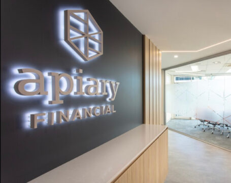 Apiary Financial Branding and Signage