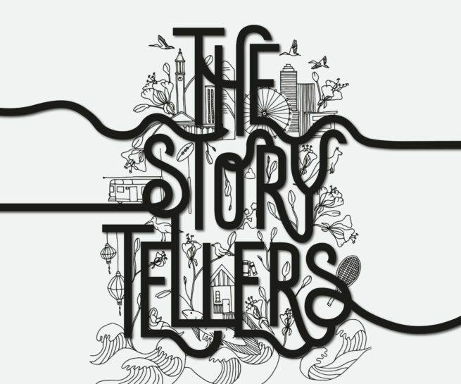 Storytellers Exhibition Branding
